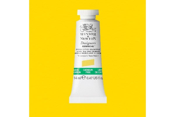 Designers gouache 14ml cadminum-free, Yellow Pale